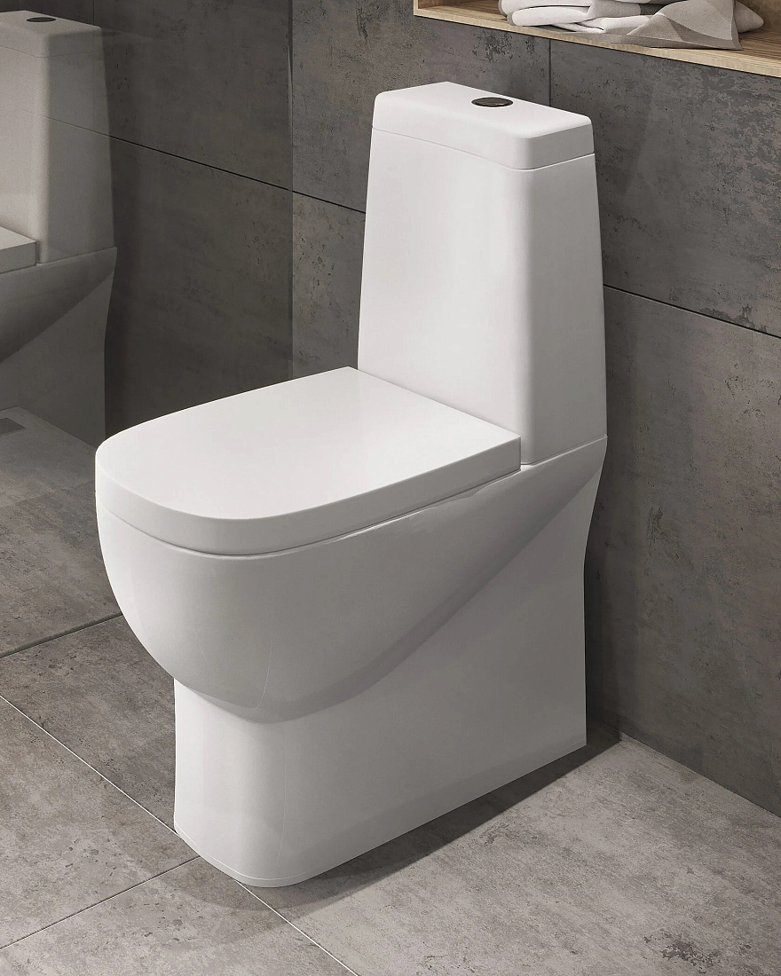 Унитаз-компакт Sanita luxe Infinity Comfort универсальный выпуск (INFSLCC01040522)