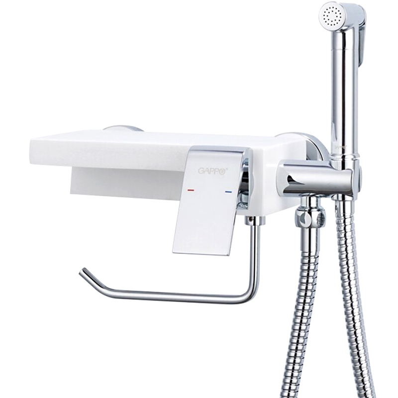 Гигиенический душ Gappo G7296 со смесителем и бумагодержателем