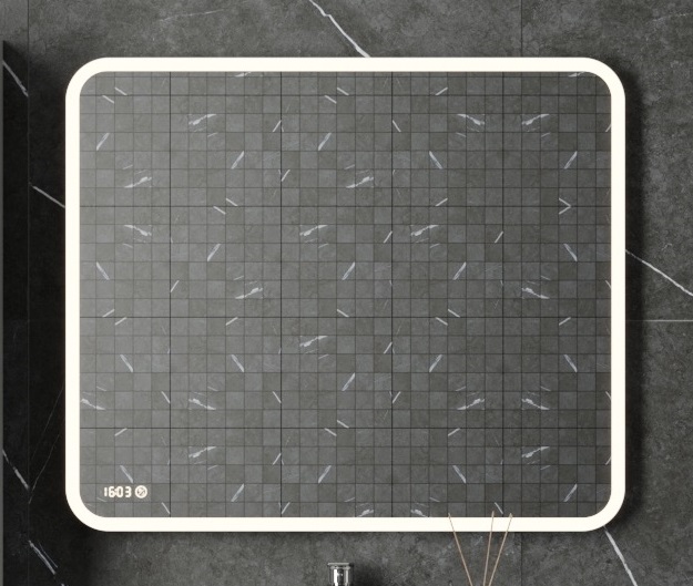 Зеркало Style Line Атлантика 90 с подсветкой и часами