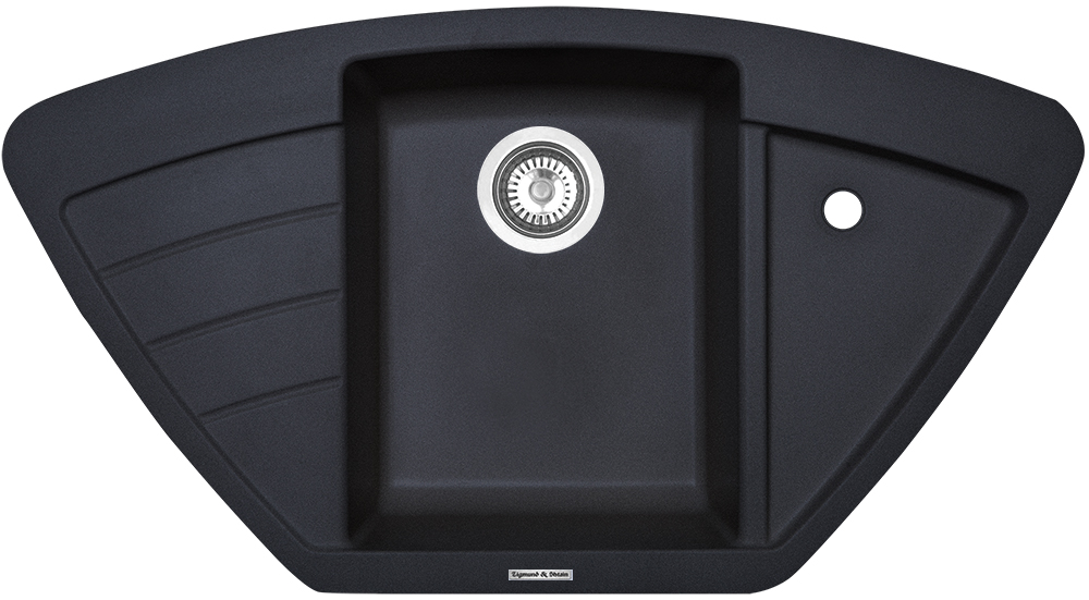 Мойка кухонная Zigmund & Shtain ECKIG 900 черный базальт