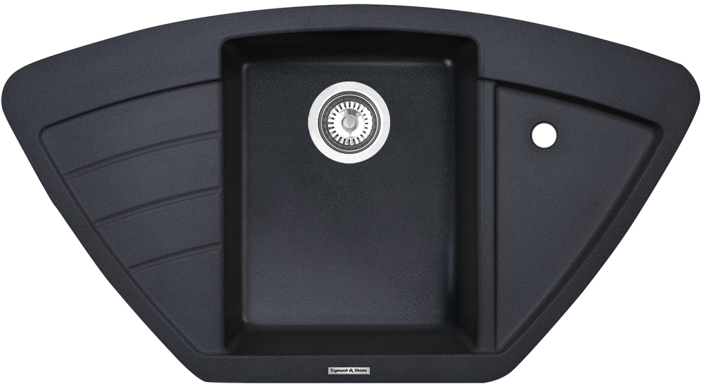 Мойка кухонная Zigmund & Shtain ECKIG 900 темная скала
