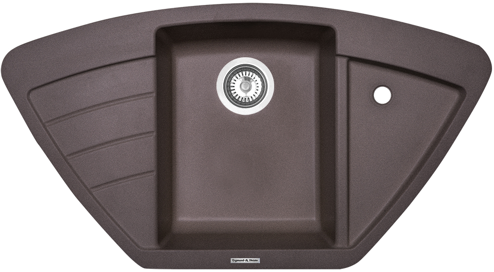 Мойка кухонная Zigmund & Shtain ECKIG 900 швейцарский шоколад