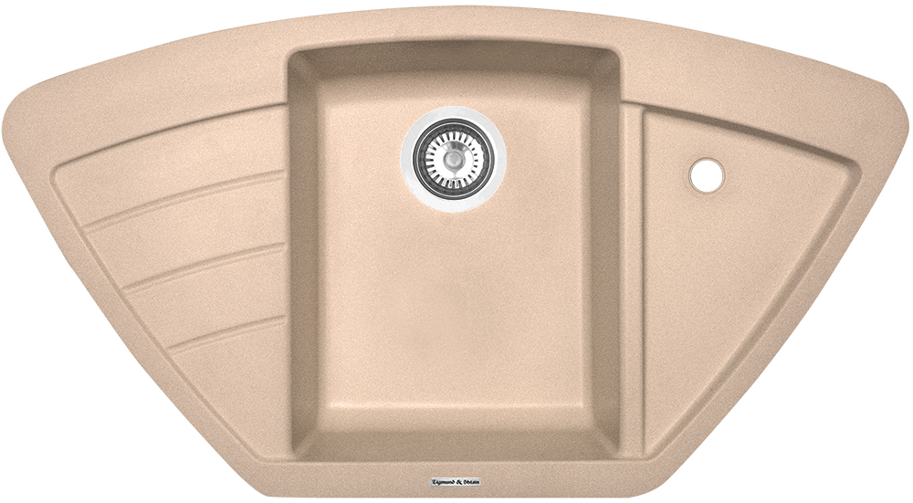 Мойка кухонная Zigmund & Shtain ECKIG 900 топленое молоко