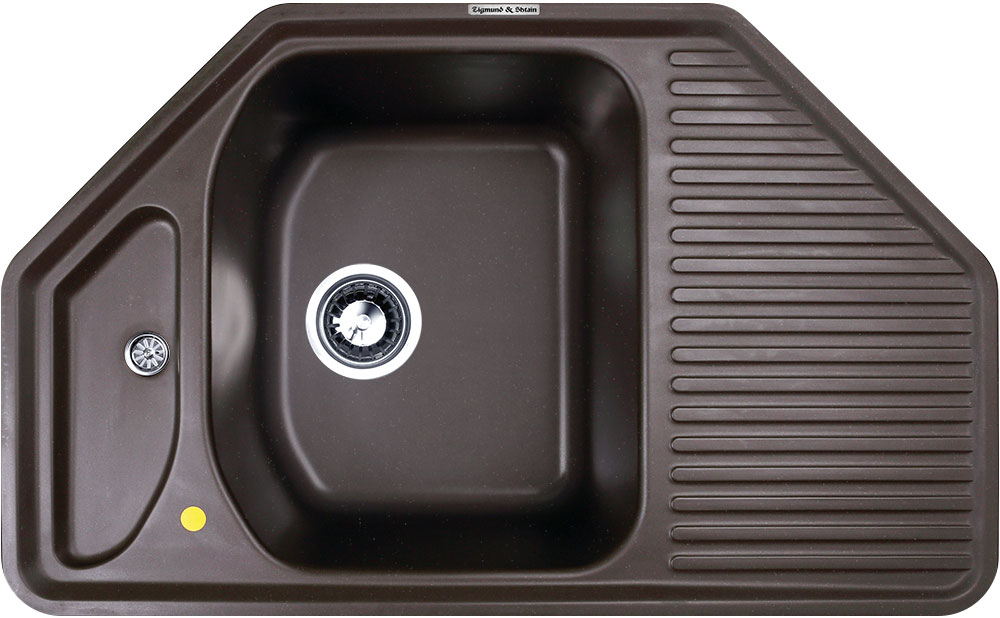 Мойка кухонная Zigmund & Shtain ECKIG 800 швейцарский шоколад