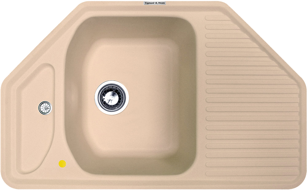 Мойка кухонная Zigmund & Shtain ECKIG 800 топленое молоко