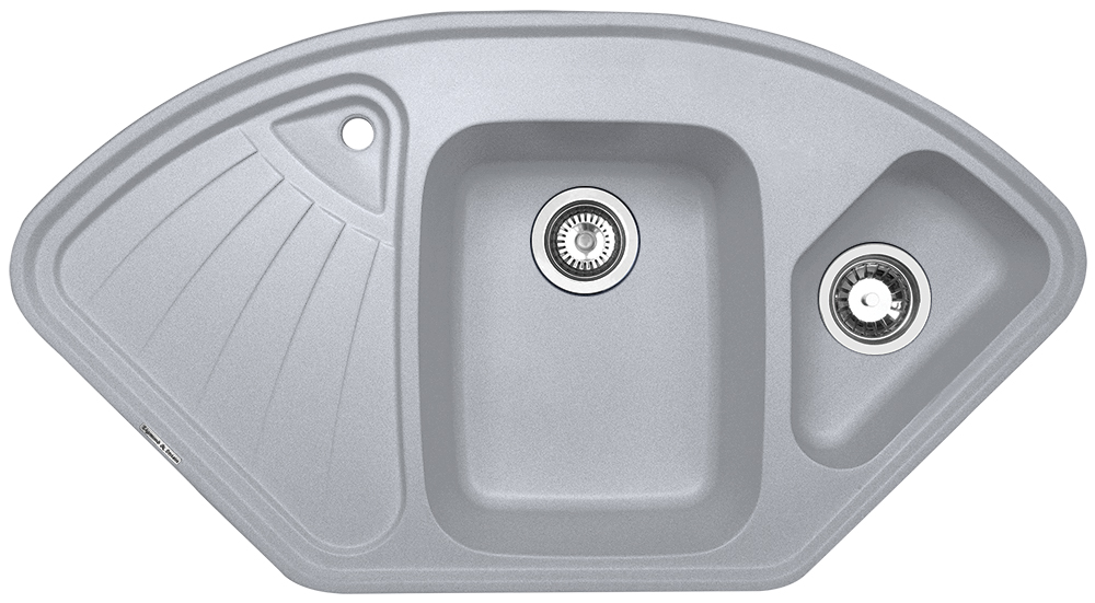 Мойка кухонная Zigmund & Shtain ECKIG 1000.2 млечный путь