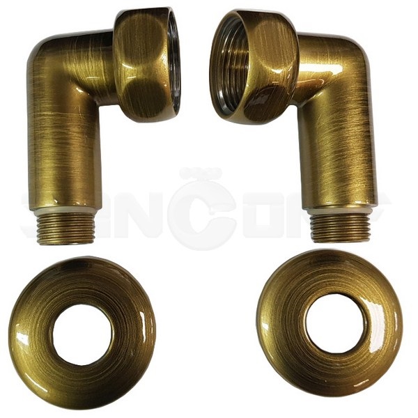 Американки 741SCH1005 1"х3/4" вн-нар угловые, 2 шт, бронза