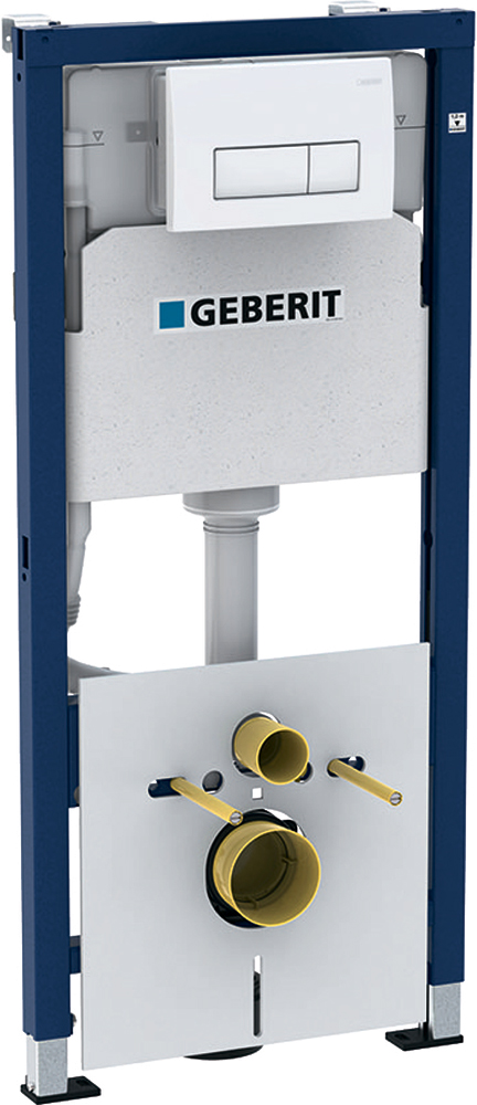 Инсталляция для унитазов Geberit Duofix 458.128.11.1 4 в 1 с кнопкой смыва