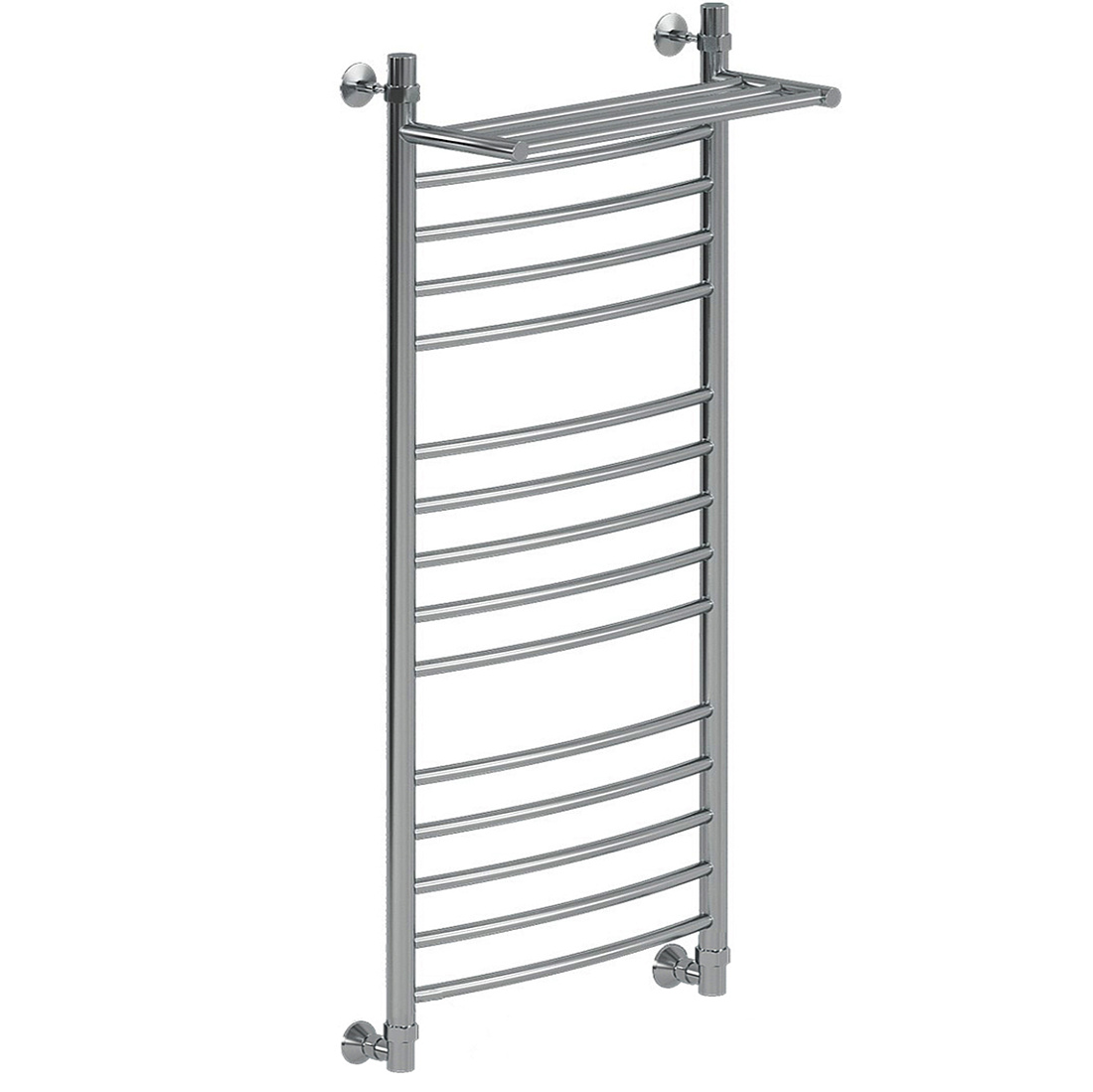 Водяной полотенцесушитель Ника Arc ЛД (г2) ВП 120x60 с полкой