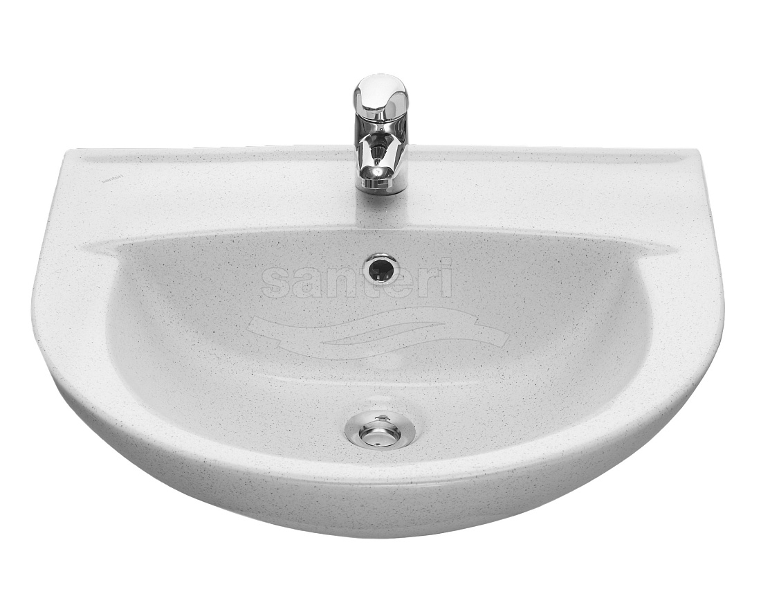 Раковина Santeri Виктория 56 крап на белом
