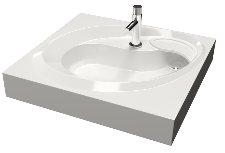 Раковина над стиральной машиной Madera Ameli 60х55 с кронштейнами