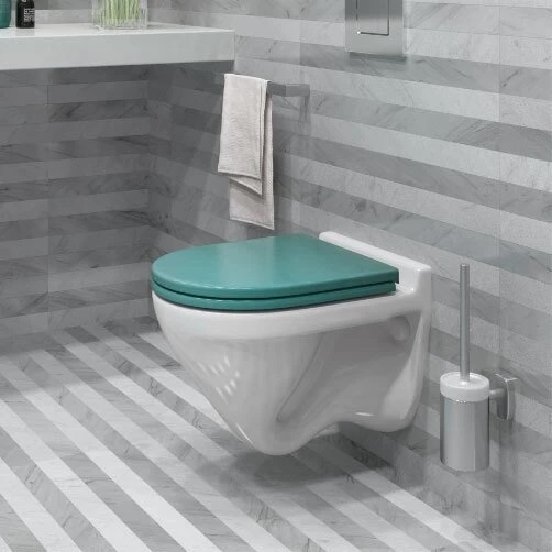 Унитаз подвесной Sanita luxe Attica Luxe Color Sea (ATCSLWH0112)