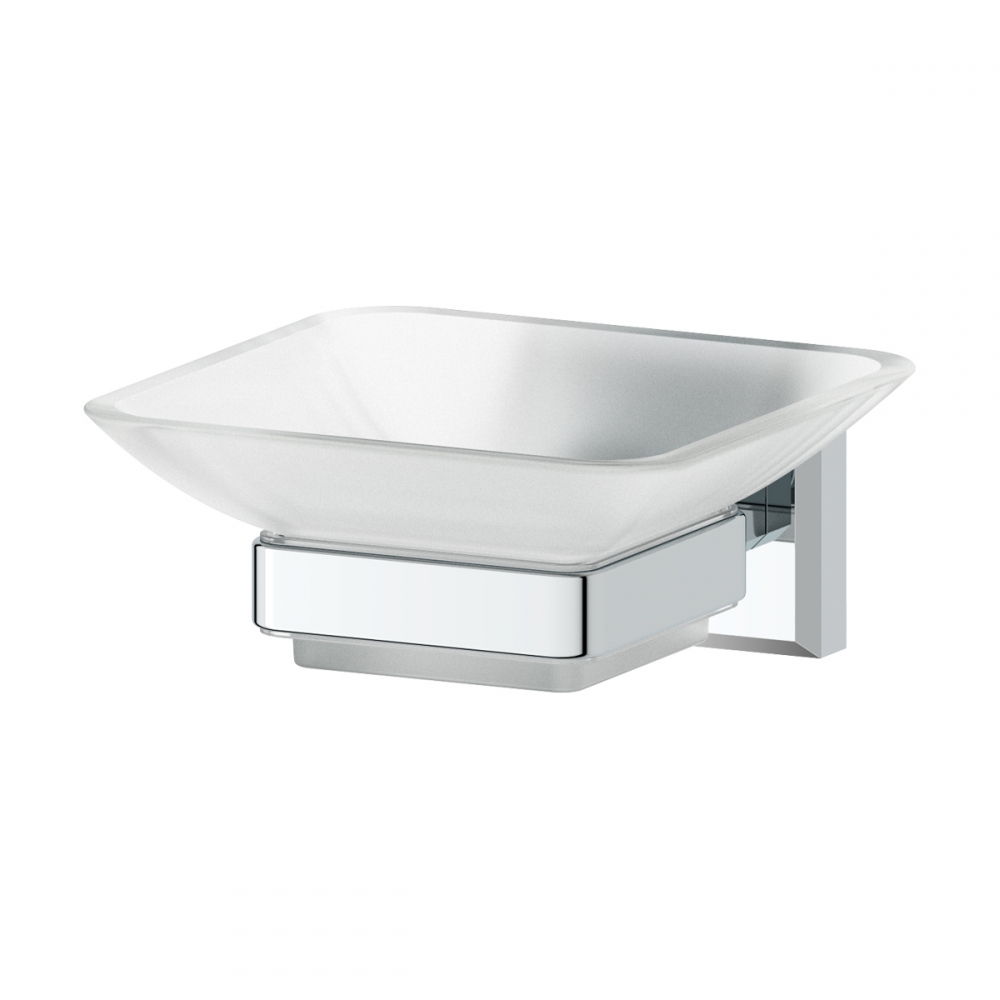 Мыльница Artwelle Hagel 9922A матовое стекло, хром