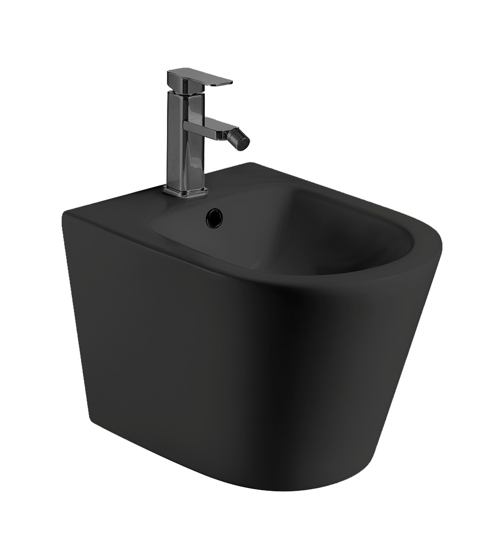 Биде подвесное WeltWasser SK SALZBACH 005 MT-BL черный матовый