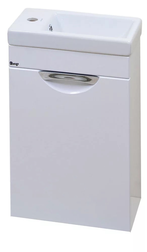 Тумба с раковиной Emmy Милли 40 подвесная, правая (с раковиной Como 40)