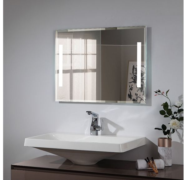 Зеркало Gair Line 80х60 c подсветкой и антизапотеванием Anti Steam