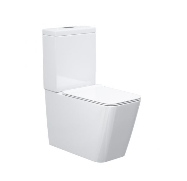 Унитаз-компакт Sole CUBE Soft-close безободковый