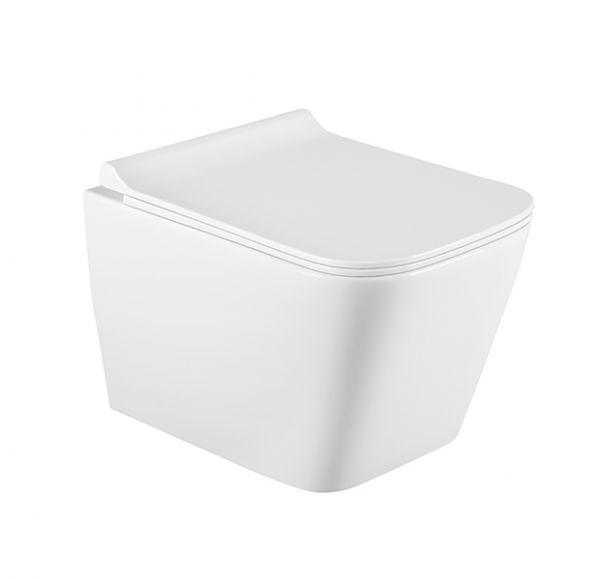 Унитаз подвесной Sole CUBE 2 Soft-close безободковый
