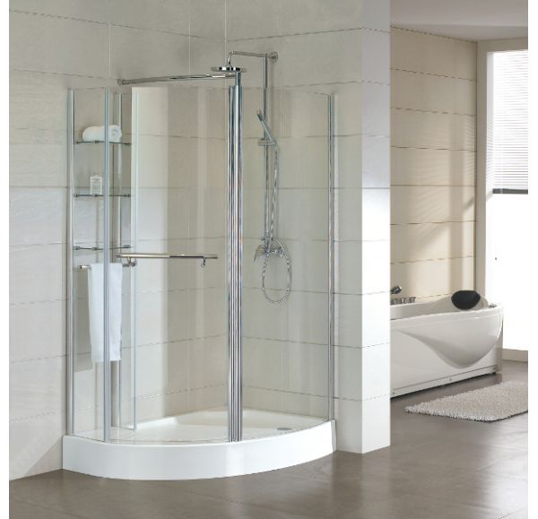 Душевое ограждение Sole Pandora 95х124 стекло 2 подв + 2 неподв