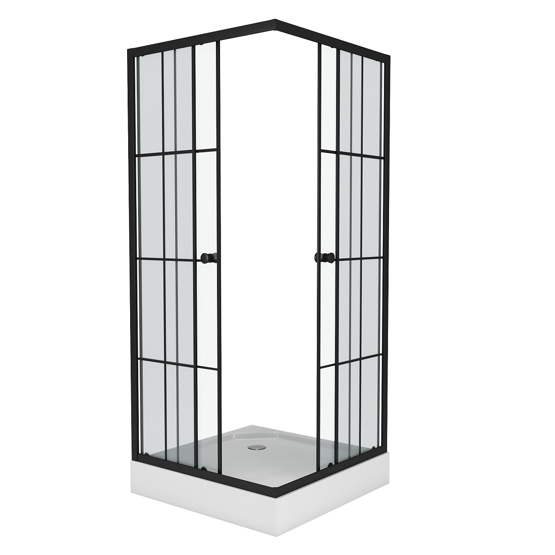 Душевой уголок Niagara Nova NG-0180-14 80x80 квадратный, стекло прозрачное, с поддоном