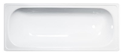 Стальная ванна ВИЗ Antika 170x70 с ножками, белая орхидея