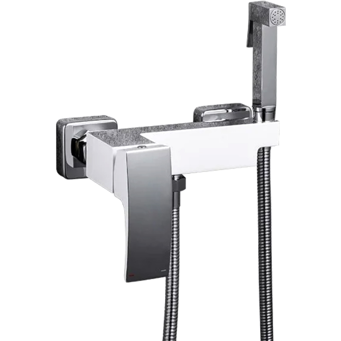 Гигиенический душ Gappo G2007-8 со смесителем, белый/хром