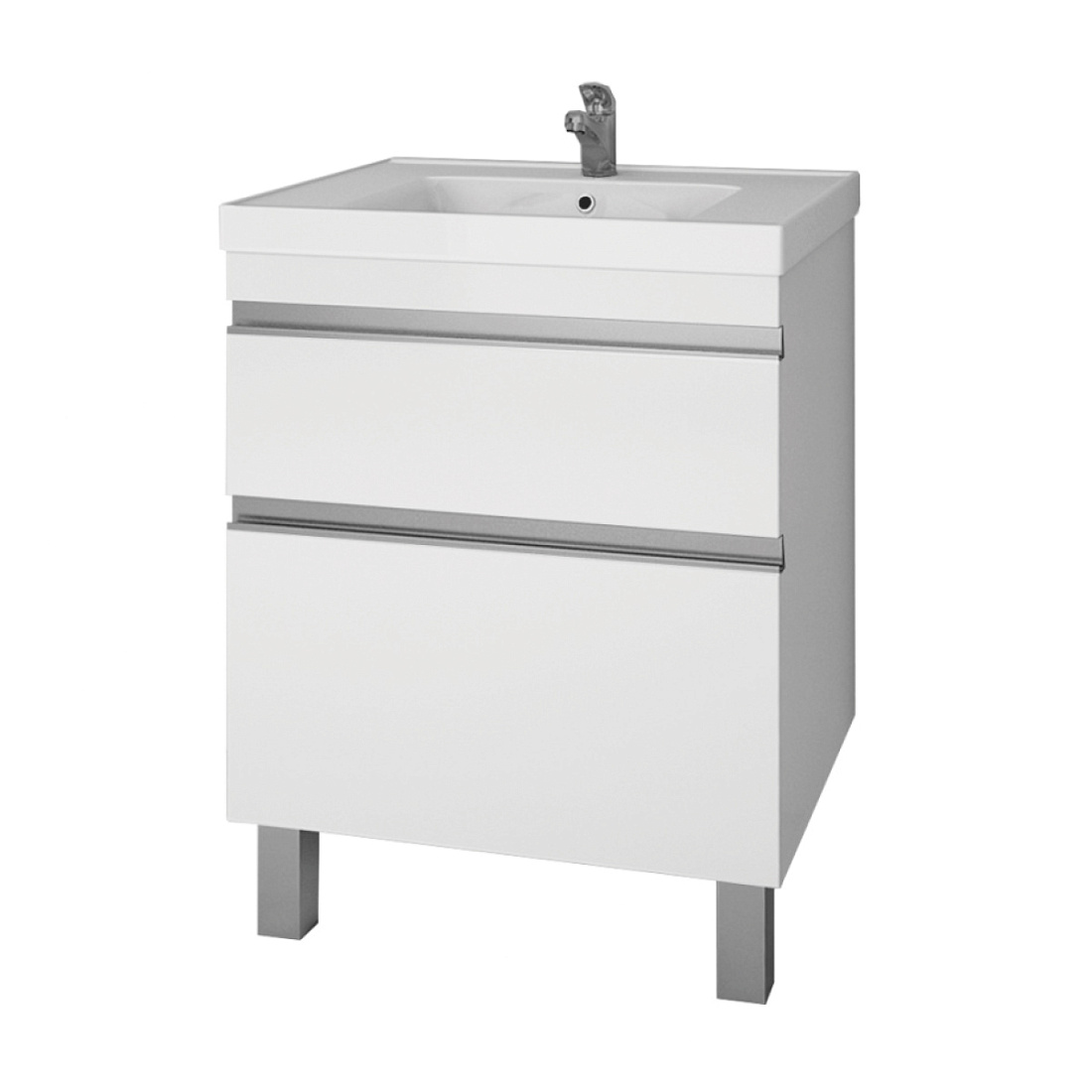 Мебель для ванной комнаты Dreja.eco Grace Plus 60 белый глянец