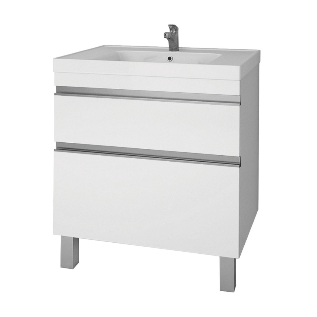 Мебель для ванной комнаты Dreja.eco Grace Plus 70 белый глянец