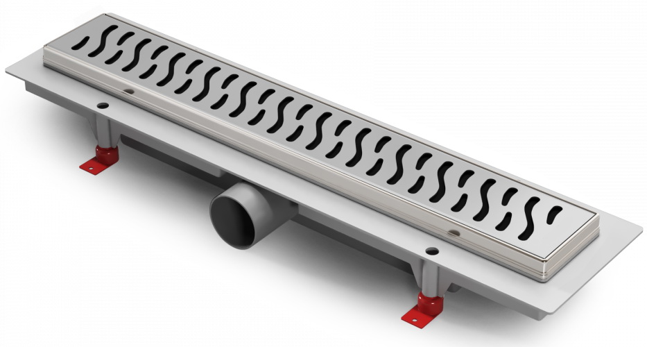 Душевой лоток MCH Chudej CH 350 HN с рамкой из нержавеющей стали
