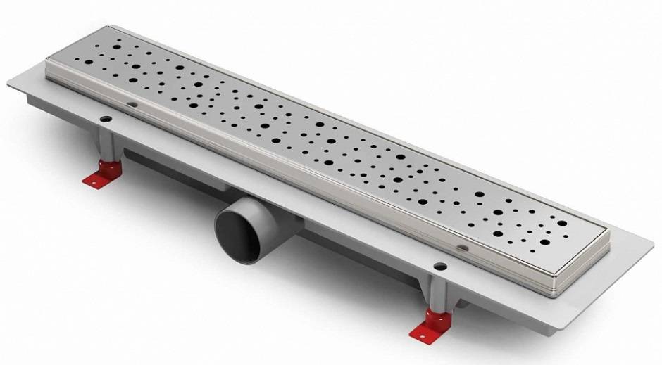 Душевой лоток MCH Chudej CH 350 MN с рамкой из нержавеющей стали