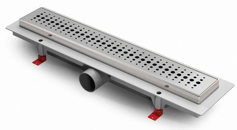 Душевой лоток MCH Chudej CH 450 BN с рамкой из нержавеющей стали