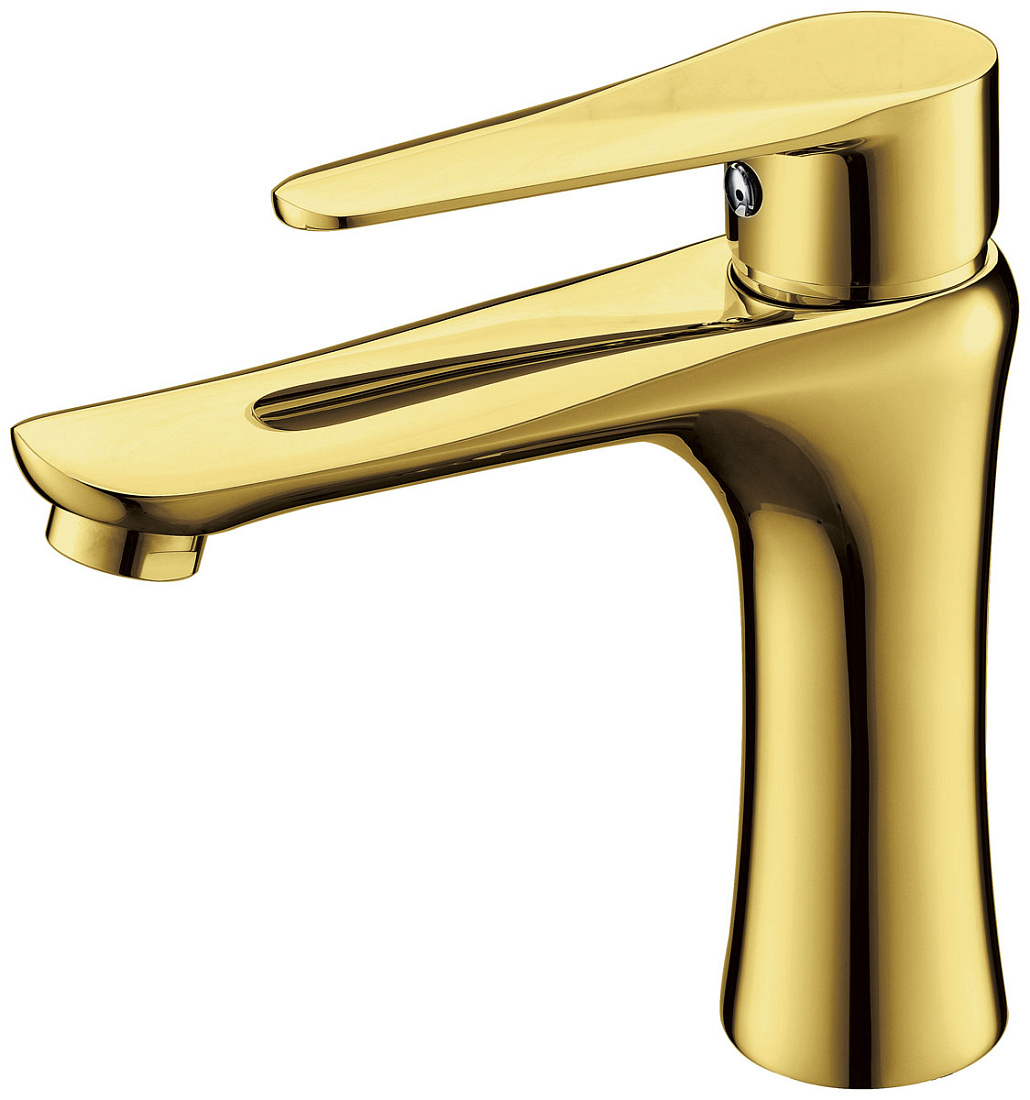 Смеситель Профсан STEEL GOLD ПСМ-303-5 для раковины, золото