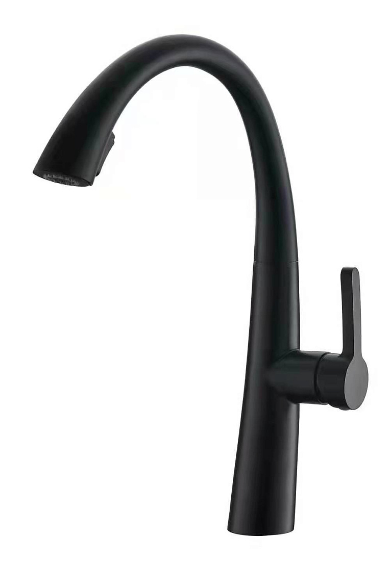 Смеситель Профсан STEEL BLACK ПСМ-301-9 для раковины, черный