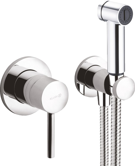 Гигиенический душ Kludi Bozz 389980576 со смесителем, хром