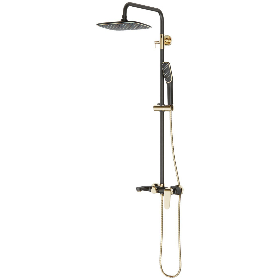 Душевая стойка Laguraty 7000 AX черный/золото