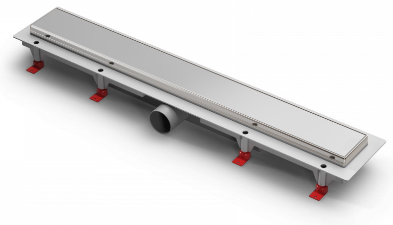 Душевой лоток MCH Chudej CH 750 KN с рамкой из нержавеющей стали