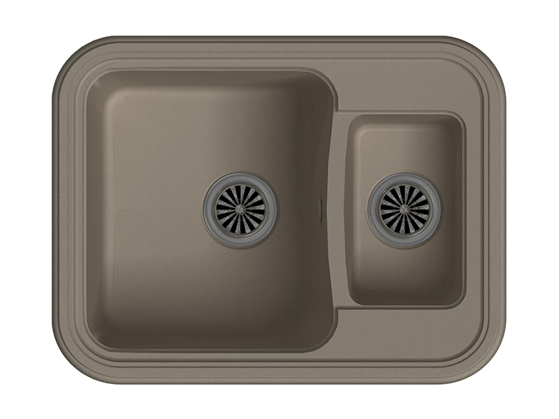 Мойка кухонная Ewigstein ANTIK 60К, темно-бежевый