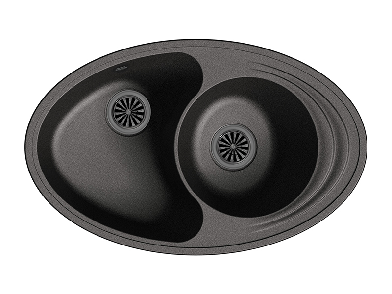 Мойка кухонная Ewigstein ELEGANT W90KF, черный