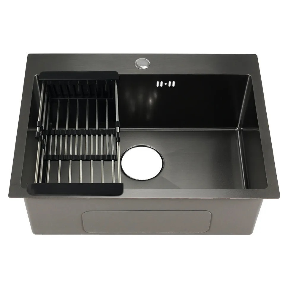 Мойка кухонная Fabia Profi 60503G графит