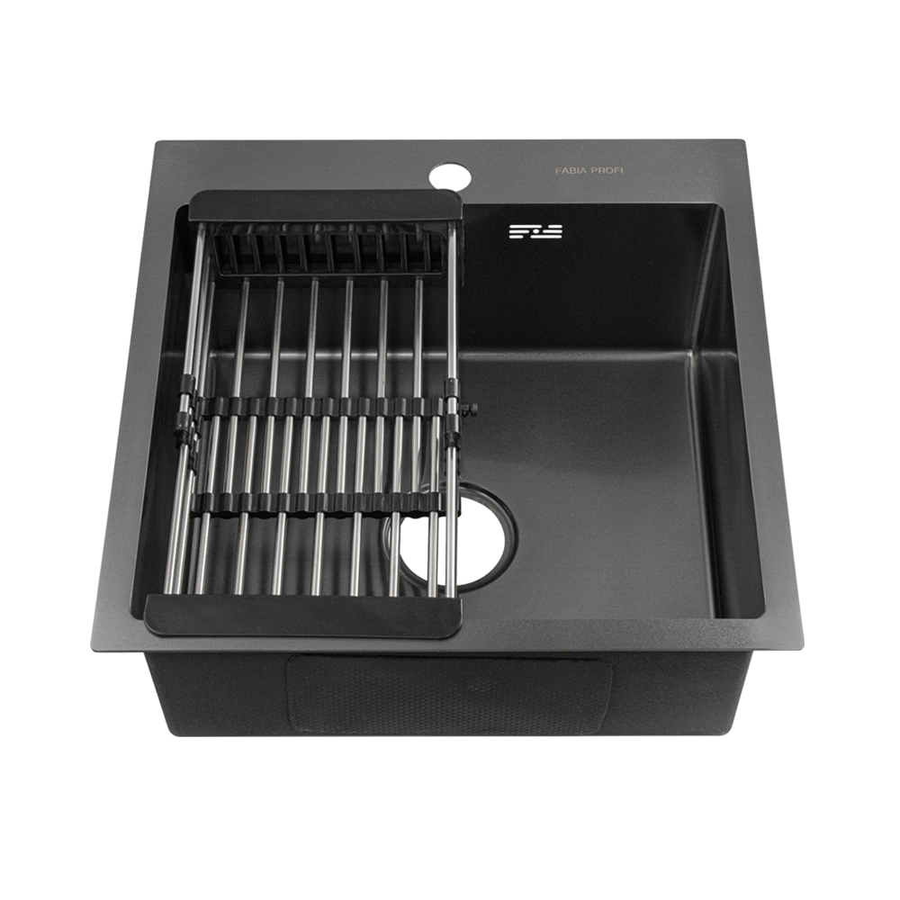 Мойка кухонная Fabia Profi 50503G графит