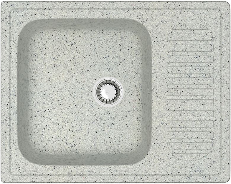 Мойка кухонная ZETT lab. T015Q010 светло-серая