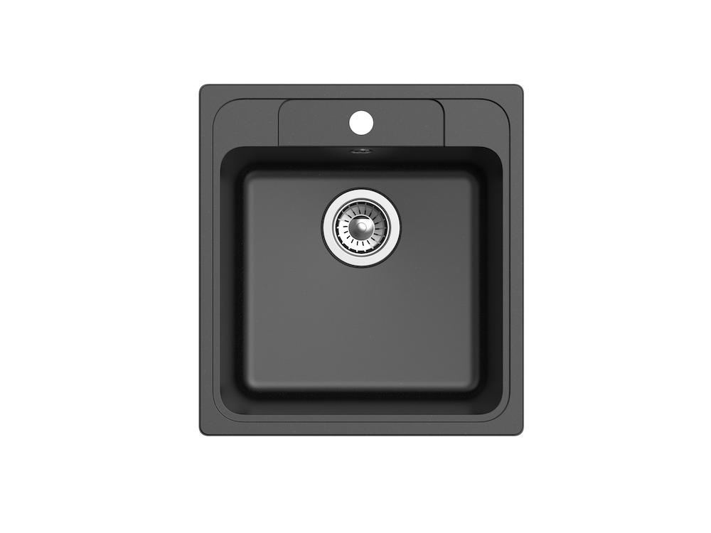 Мойка кухонная Ewigstein ELEGANT 50, черная