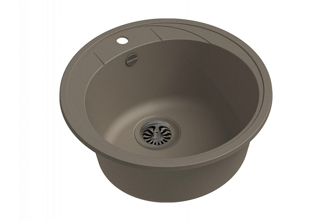 Мойка кухонная Ewigstein Elegant R45, темно-бежевый