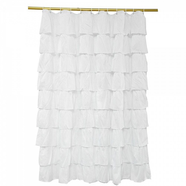 Штора для ванной Carnation Home Fashions Beze BZE180W