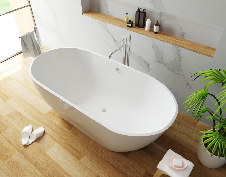 Ванна из искусственного камня Эстет Майами 180x80