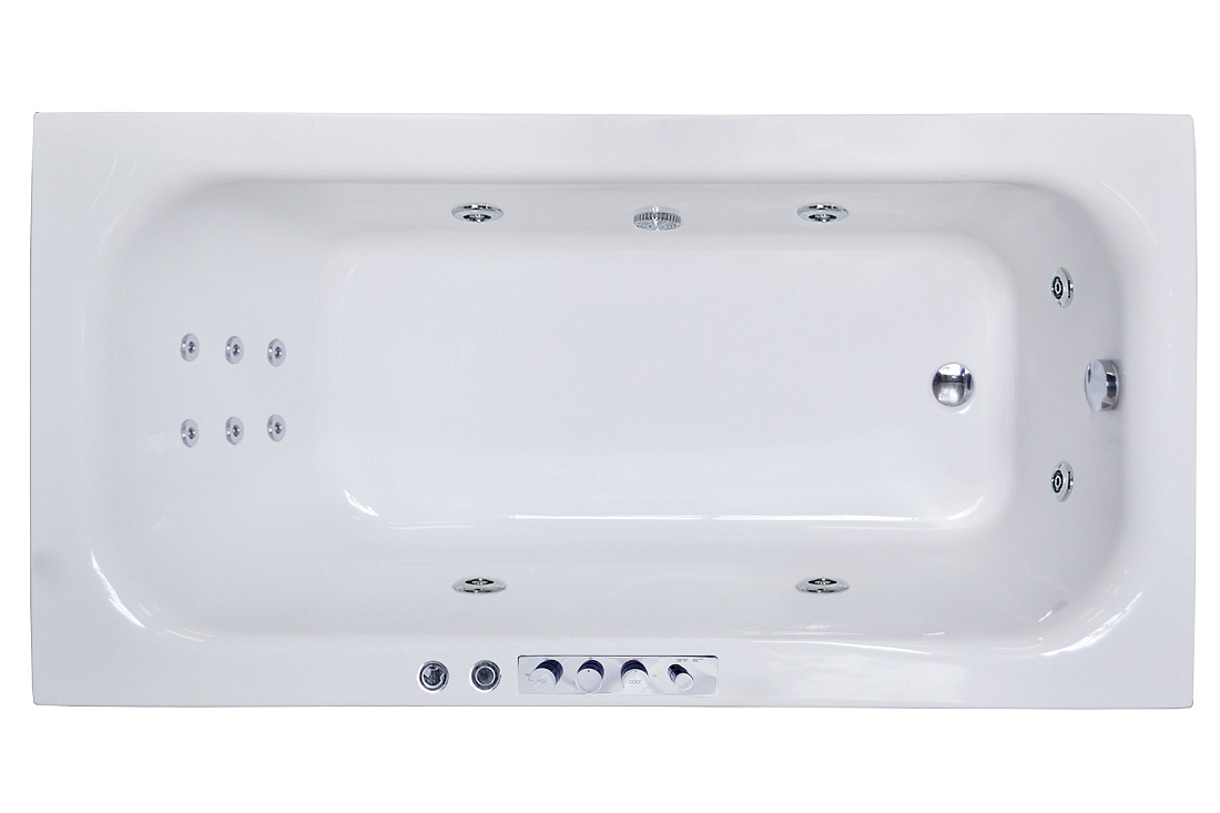 Акриловая ванна Royal Bath ACCORD COMFORT 180х90х64 с гидромассажем