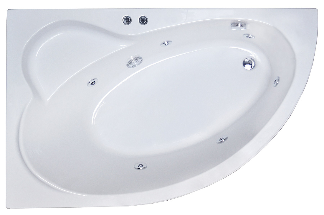 Акриловая ванна Royal Bath ALPINE STANDART 160x100x58 L с гидромассажем
