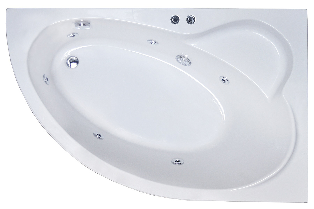 Акриловая ванна Royal Bath ALPINE STANDART 150x100x58 R с гидромассажем