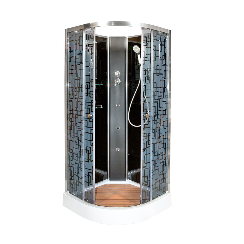 Душевая кабина Deto BМ1510 N с гидромассажем BLACK