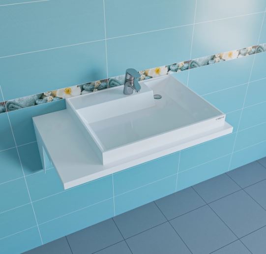 Раковина СанТа Юпитер 90x50 правая, без кронштейнов